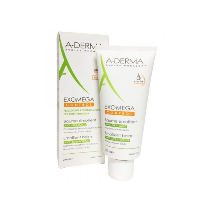 A-DERMA EXOMEGA CONTROL BAUME ÉMOLLIENT ANTI-GRATTAGE 200ML