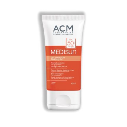 ACM MEDISUN GEL MATIFIANT SPF50+ PEAUX GRASSES ET À IMPERFECTIONS 40ML
