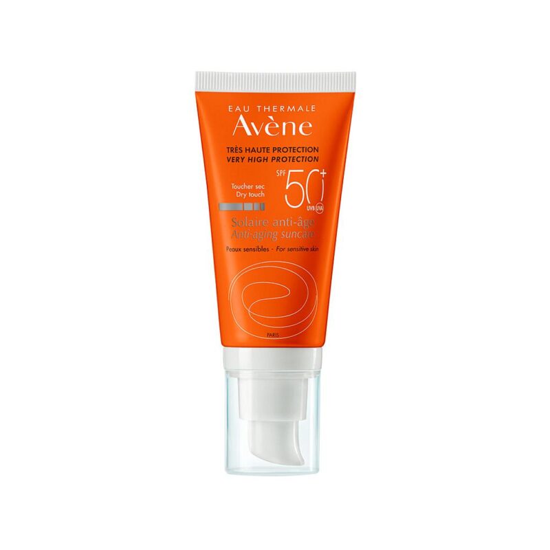 AVÈNE SOLAIRE ANTI-ÂGE PROTECTION SPF50+ PEAUX SENSIBLES 50ML