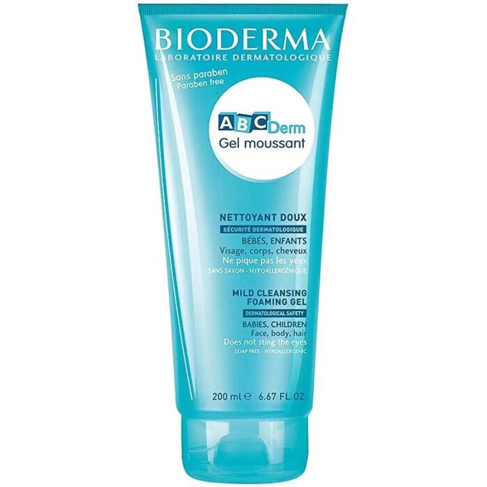 BIODERMA ABCDERM GEL MOUSSANT NETTOYANT DOUX 200ML