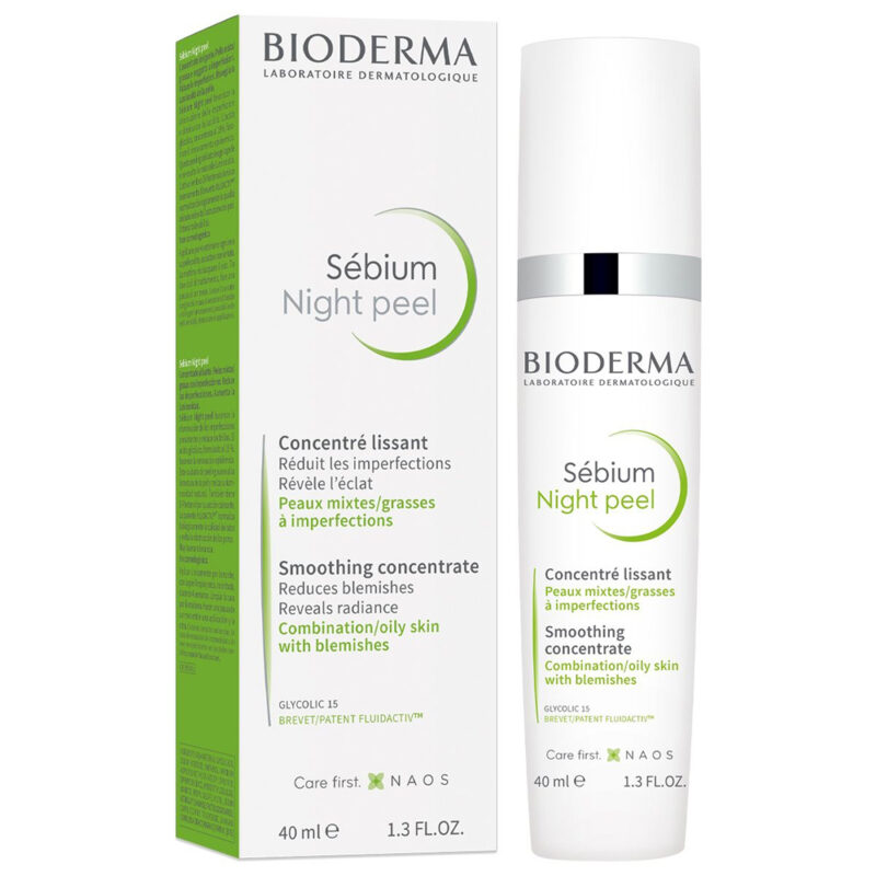 BIODERMA SÉBIUM NIGHT PEEL CONCENTRÉ LISSANT 40ML
