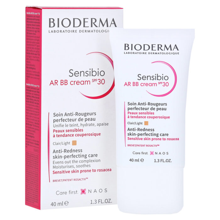 BIODERMA SENSIBIO AR BB CRÈME CLAIRE SPF30 SOIN ANTI-ROUGEURS 40ML