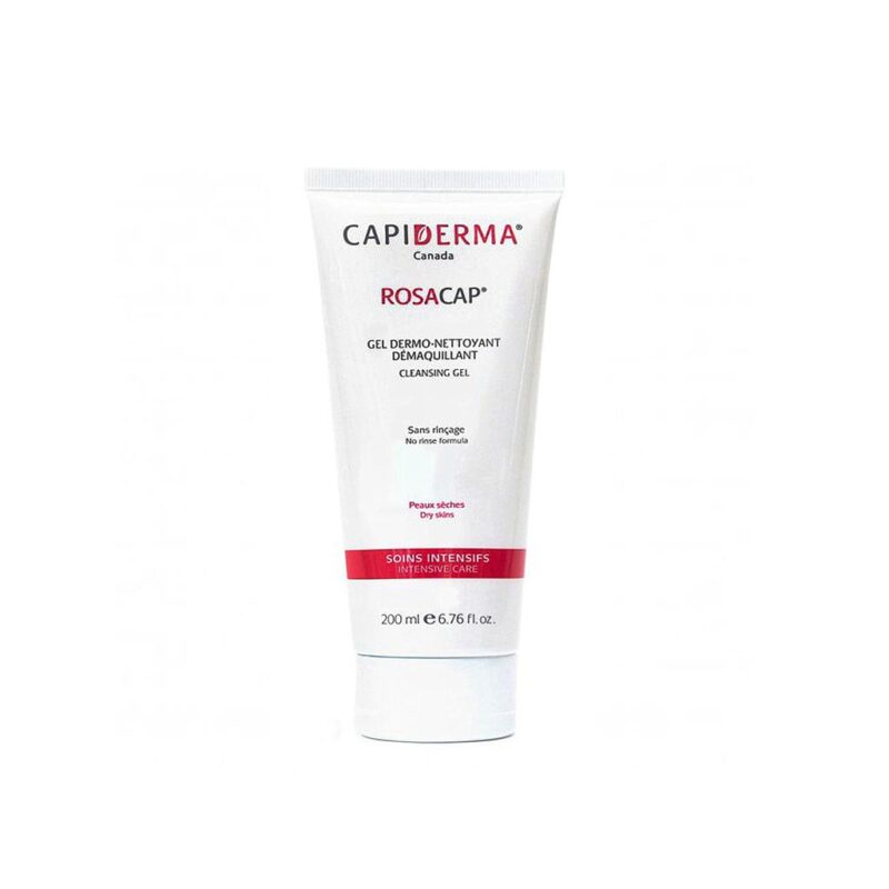 CAPIDERMA ROSACAP GEL DERMO-NETTOYANT DÉMAQUILLANT 200ML