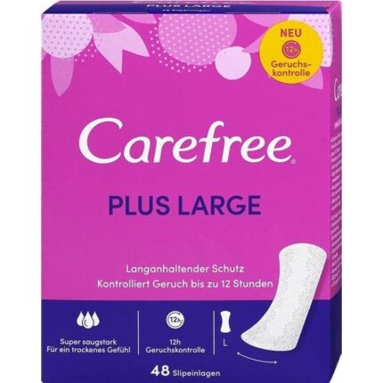 CAREFREE PLUS LARGE LIGHT SCENT PROTÈGE-SLIPS 48U