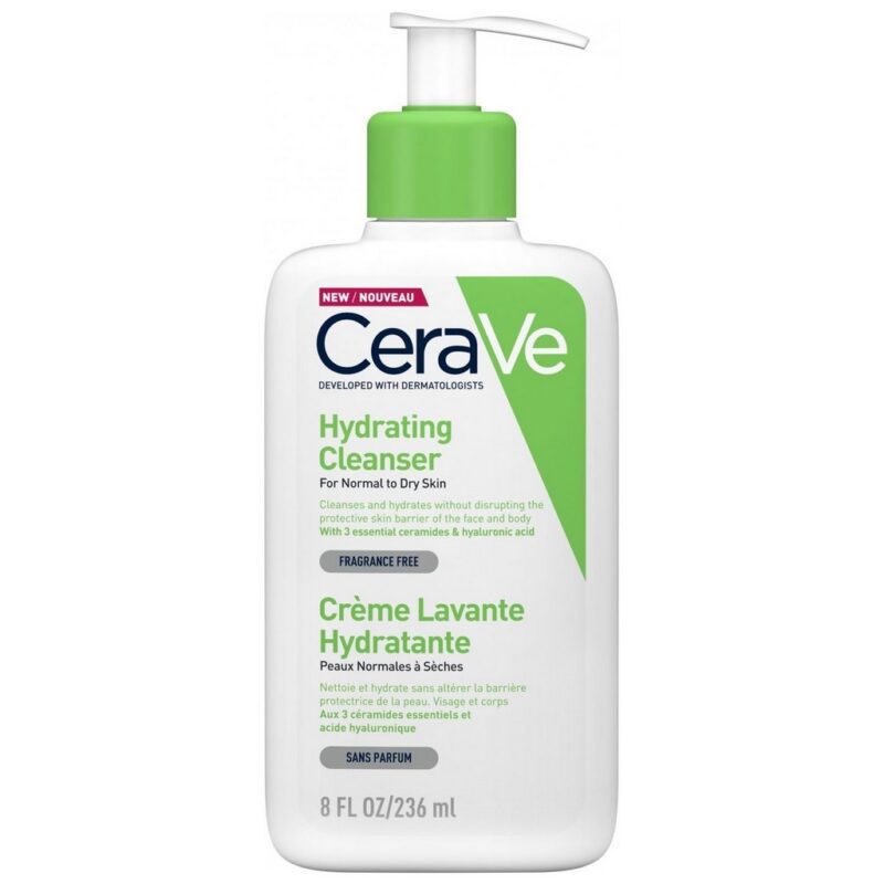 CERAVE CRÈME LAVANTE HYDRATANTE PEAUX NORMALES À SÈCHES 236ML