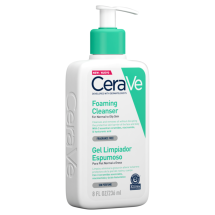CERAVE GEL MOUSSANT NETTOYANT PEAUX NORMALES À GRASSES 236ML