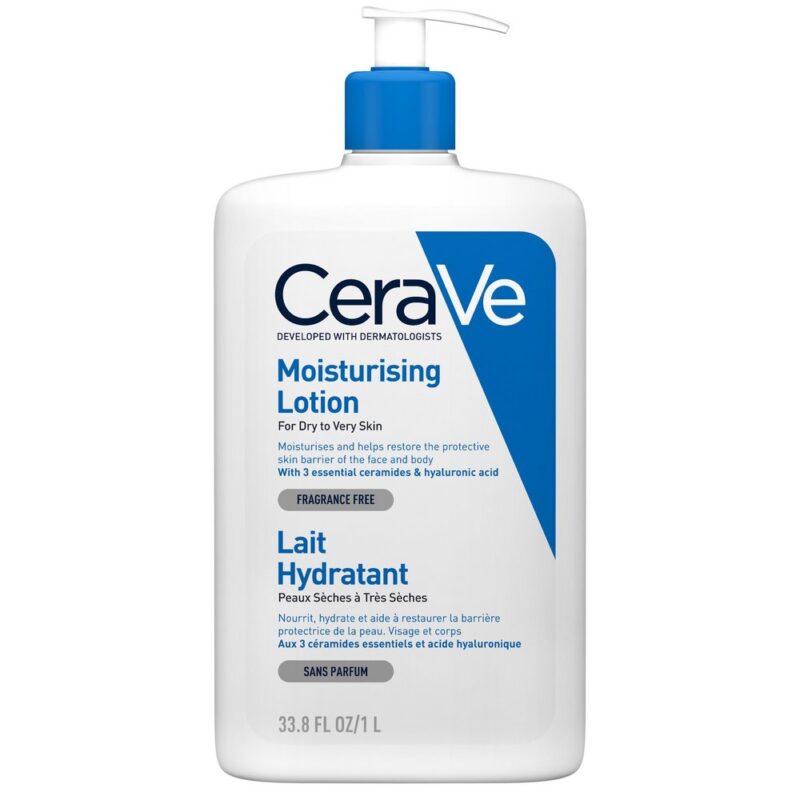 CERAVE LAIT HYDRATANT CORPS ET VISAGE PEAUX SÈCHES À TRÈS SÈCHES 473ML