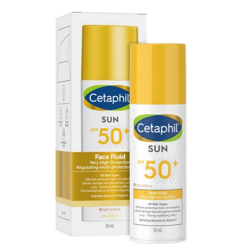 CETAPHIL SUN FACE FLUID SPF50+ VISAGE LIGHT-MEDIUM 50ML