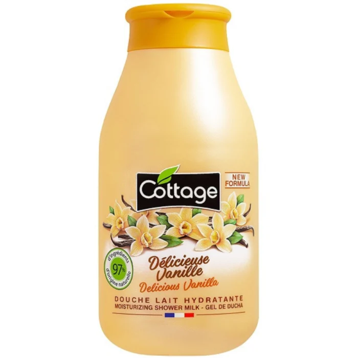cottage-douche-lait-hydratante-delicieuse-vanille-250ml COTTAGE DOUCHE LAIT HYDRATANTE VANILLE 250ML