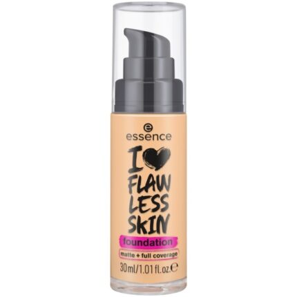 ESSENCE I LOVE FLAWLESS SKIN FOND DE TEINT MAT SPF20+ 60 DARK IVORY