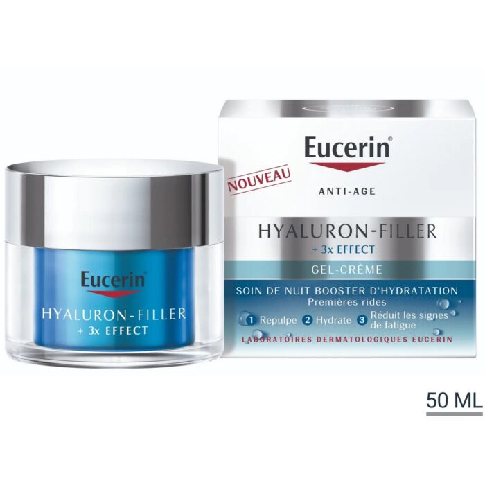 EUCERIN HYALURON-FILLER + 3x EFFECT SOIN DE NUIT BOOSTER D'HYDRATATION 50ML EUCERIN HYALURON-FILLER + 3x EFFECT SOIN DE NUIT BOOSTER D'HYDRATATION 50ML