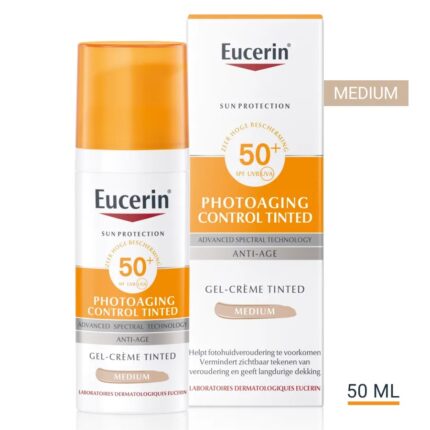 EUCERIN SUN PHOTOAGING CONTROL TINTED GEL-CRÈME TEINTÉ SPF50+ MEDIUM 50ML