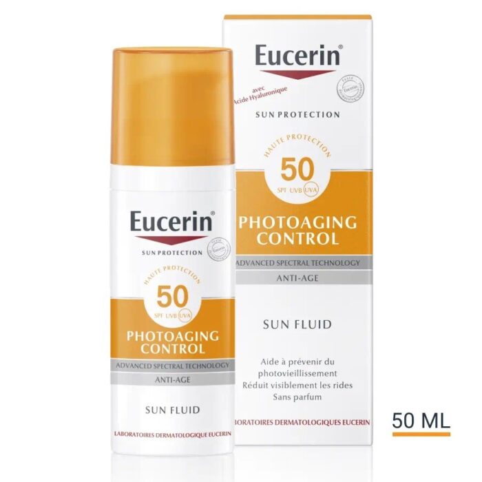 EUCERIN SUN PROTECTION PHOTOAGING CONTROL FLUID ANTI-ÂGE SPF50+ 50ML