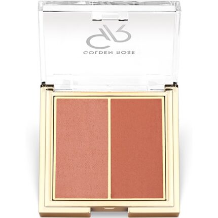 GOLDEN ROSE ICONIC BLUSH DUO 02 PEACHY CORAL