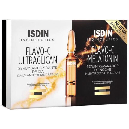 ISDIN ISDINCEUTICS FLAVO-C MELATONIN & ULTRAGLICAN 2x10 AMPOULES