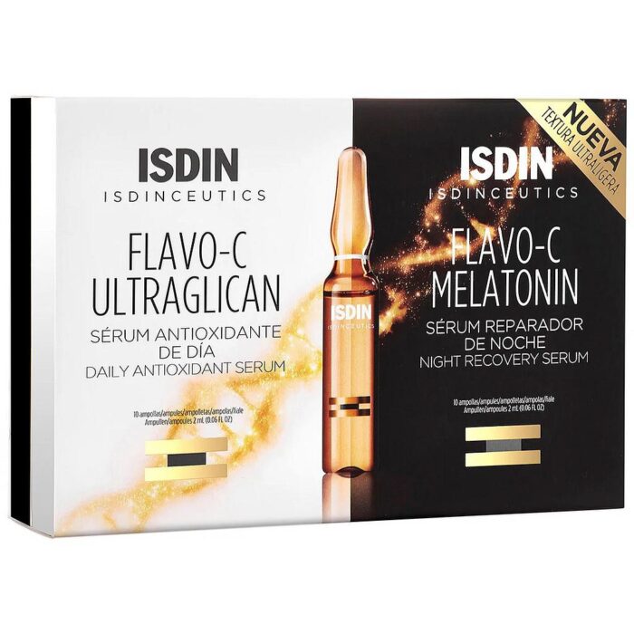 ISDIN ISDINCEUTICS FLAVO-C MELATONIN & ULTRAGLICAN 2x10 AMPOULES