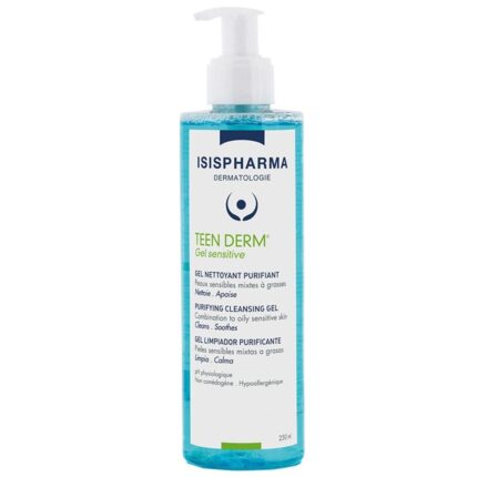 ISISPHARMA TEEN DERM GEL SENSITIVE NETTOYANT 250ML
