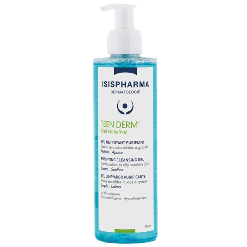 ISISPHARMA TEEN DERM GEL SENSITIVE NETTOYANT 250ML