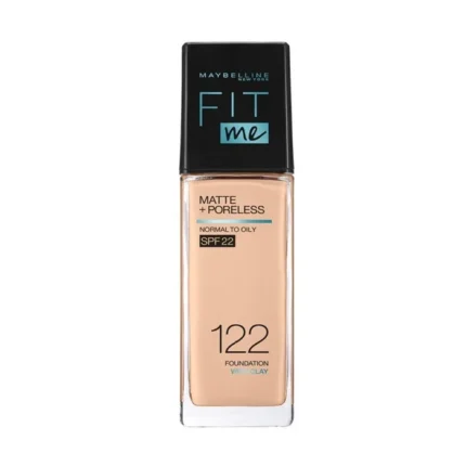 MAYBELLINE FIT ME MATTE + PORELESS FOND DE TEINT LIQUIDE SPF22 REF 122