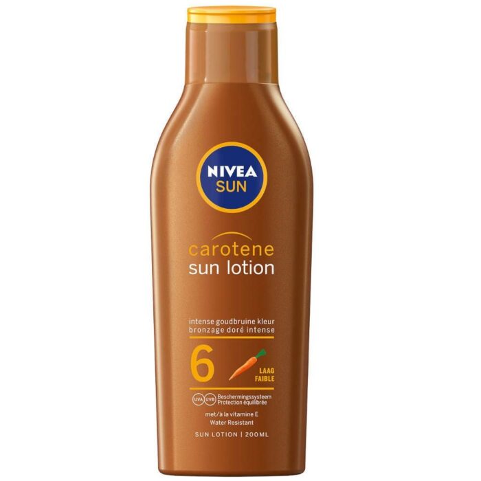 NIVEA SUN INTENSE BRONZE LAIT PROTECTEUR CAROTÈNE SPF6 200ML NIVEA SUN INTENSE BRONZE LAIT PROTECTEUR CAROTÈNE SPF6 200ML
