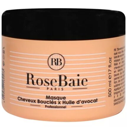 ROSE BAIE CHEVEUX BOUCLÉS x HUILE D'AVOCAT MASQUE 500ML