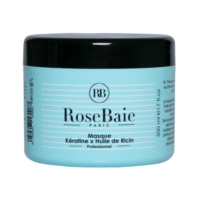 ROSE BAIE KÉRATINE X HUILE DE RICIN MASQUE 500ML