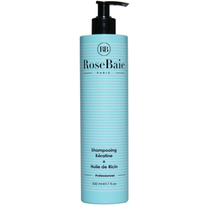 ROSE BAIE KÉRATINE X HUILE DE RICIN SHAMPOOING 500ML