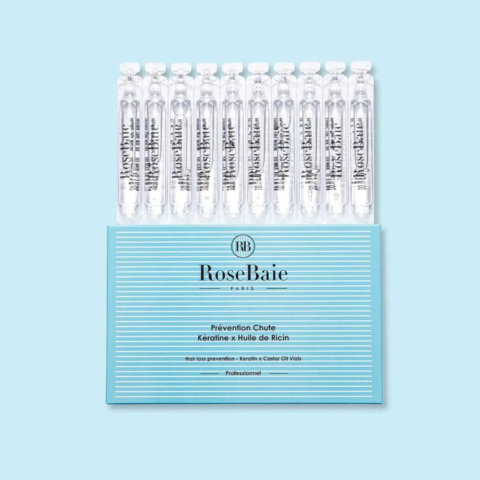 ROSE BAIE PRÉVENTION CHUTE KÉRATINE X HUILE DE RICIN 10x10ML