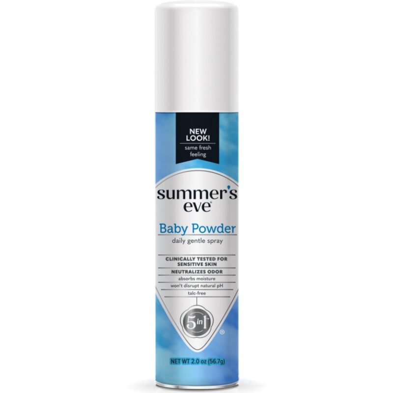 SUMMER'S EVE SPRAY RAFRAICHISSANT BABY POWDER 56.7G