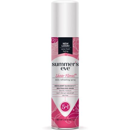 SUMMER'S EVE SPRAY RAFRAICHISSANT SHEER FLORAL 56.7G