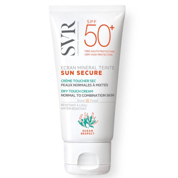 SVR SUN SECURE ÉCRAN MINÉRAL TEINTÉ SPF50+ CRÈME PEAUX PEAUX NORMALES À MIXTES 50ML