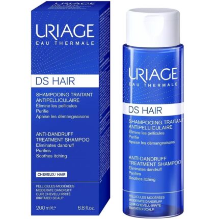 URIAGE DS HAIR SHAMPOOING TRAITANT ANTIPELLICULAIRE PELLICULES MODÉRÉES 200ML