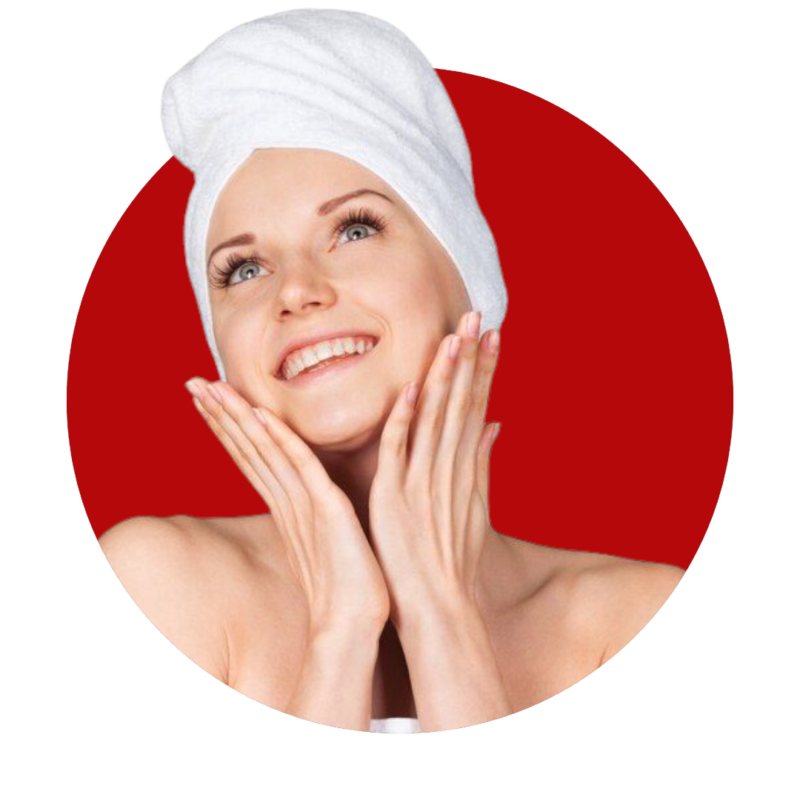 portrait beautiful young woman white towel head white background 488220 8023