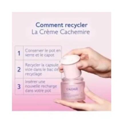 CAUDALIE RESVERATROL LIFT CREME CACHEMIRE REDENSIFIANTE RECHARGE
