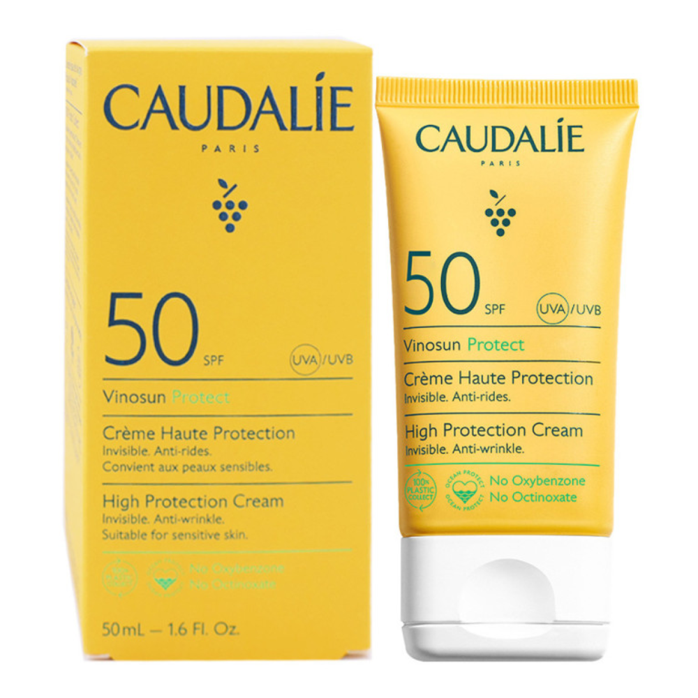 caudalie-vinosun-creme-spf50-3522931003747 CAUDALIE VINOSUN PROTECT CREME HAUTE PROTECTION INVISIBLE SPF 50 + 50ML