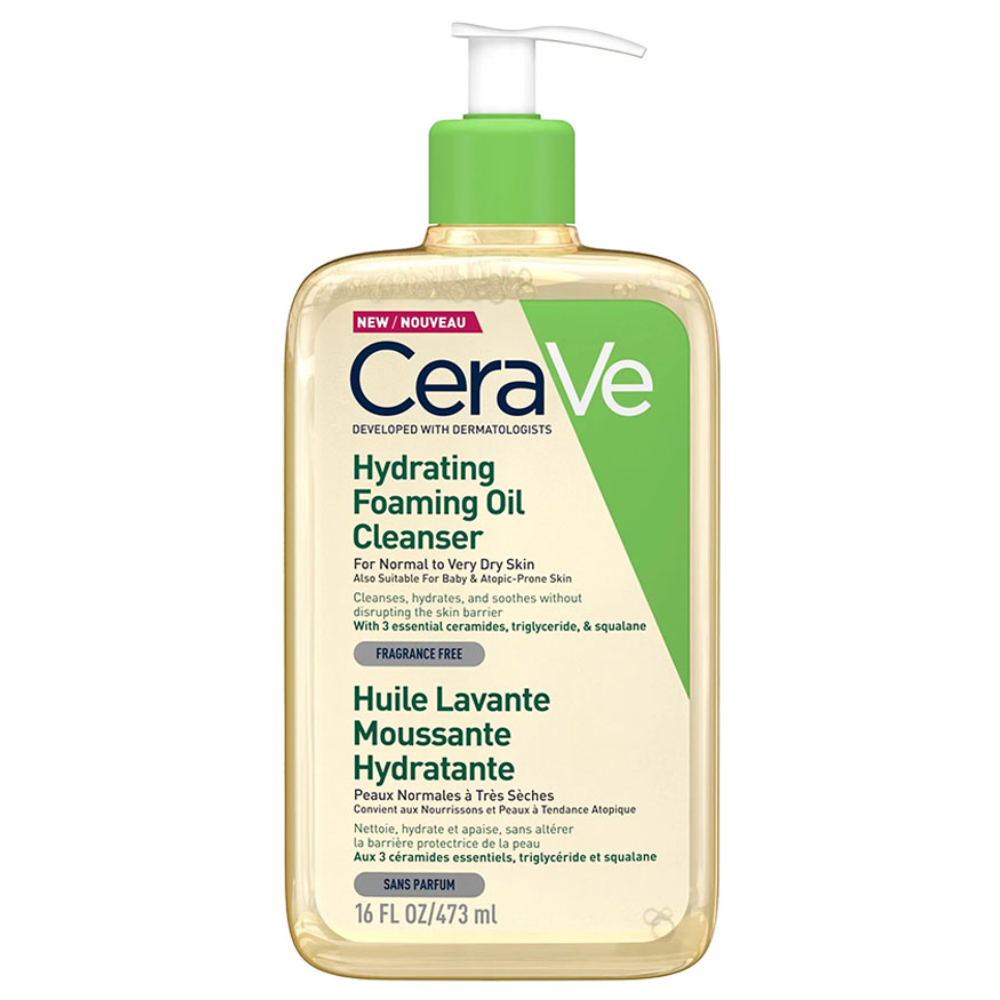 CERAVE HUILE LAVANTE MOUSSANTE HYDRATANTE 473ML