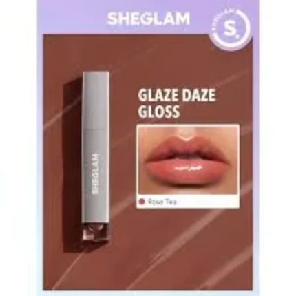 SHEGLAM GLAZE DAZE LIP GLOSS ROSE TEA