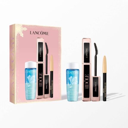 COFFRET LANCOME MASCARA LASH IDÔLE , CRAYON KHOL ET DEMAQUILLANT BI-FACIL