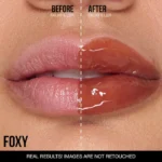 HUDA BEAUTY Faux Filler Extra Shine Lip Gloss FOXY – Image 2