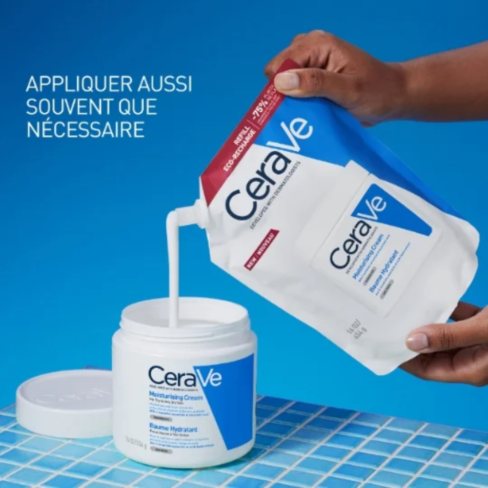03337875905626_A0NG_s01 CERAVE BAUME HYDRATANT ECO RECHARGE PSS 454G
