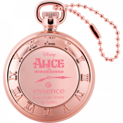 essence disney alice in wonderland key chain sheer lip balm