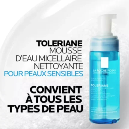 La Roche-Posay Toleriane Mousse Micellaire 150ml Peaux Sensibles