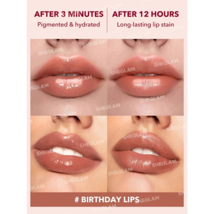 sheglam take a hint lip tint birthday lips