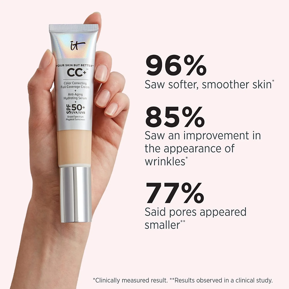 71Ld6ZGTNtL._AC_SL1500 IT COSMETICS SPF 50+ CC Crème- light