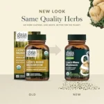 gaia lion's mane mushroom 40 VEGAN CAPSULES