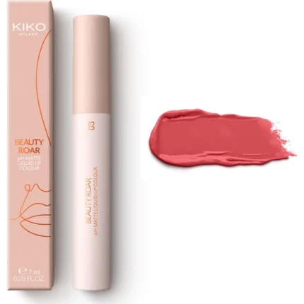 kiko beauty roar ph matte liquid lip colour 03