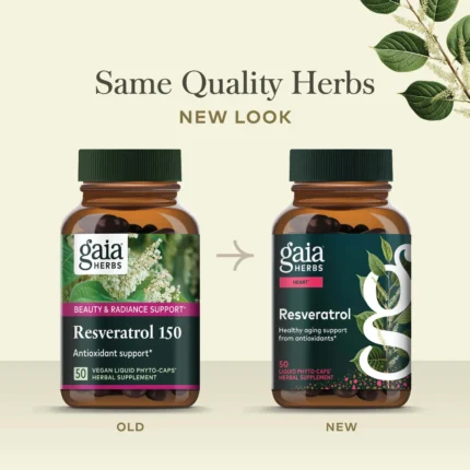 gaia herbs resveratrol 150