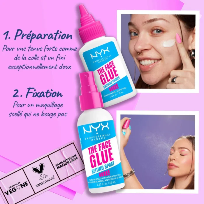 NYX The Face Glue Setting Spray – Image 2