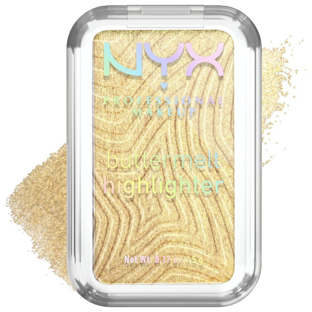 NYX-PMU-Makeup-Face-HIGHLIGHTER-BUTTERMELT-HIGHLIGHTER-BMH25-BUTTA-THAN-GOLD-0800897268947-PackshotWithTexture nyx buttermelt highlighter BMH 25 BUTTA THAN GOLD