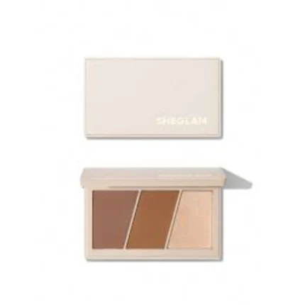sheglam trio hero face palette CAMEL